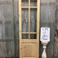 French Single Door (24x80.5) 6 Pane Glass Door European Styled FM7