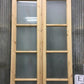 French Double Door (36x96.5) 4 Pane Frosted Glass Door European Styled EM12