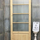 French Single Door (36x96.5) 4 Pane Frosted Glass Door European Styled FM16