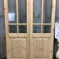 French Double Door (48x96.5) 6 Pane Glass Door European Styled EM32