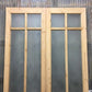 French Double Door (48x96.5) 6 Pane Frosted Glass Door European Styled EM33