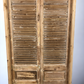 Antique Encased Shutter French Double Doors (37x90) European Panel Door Jamb S19