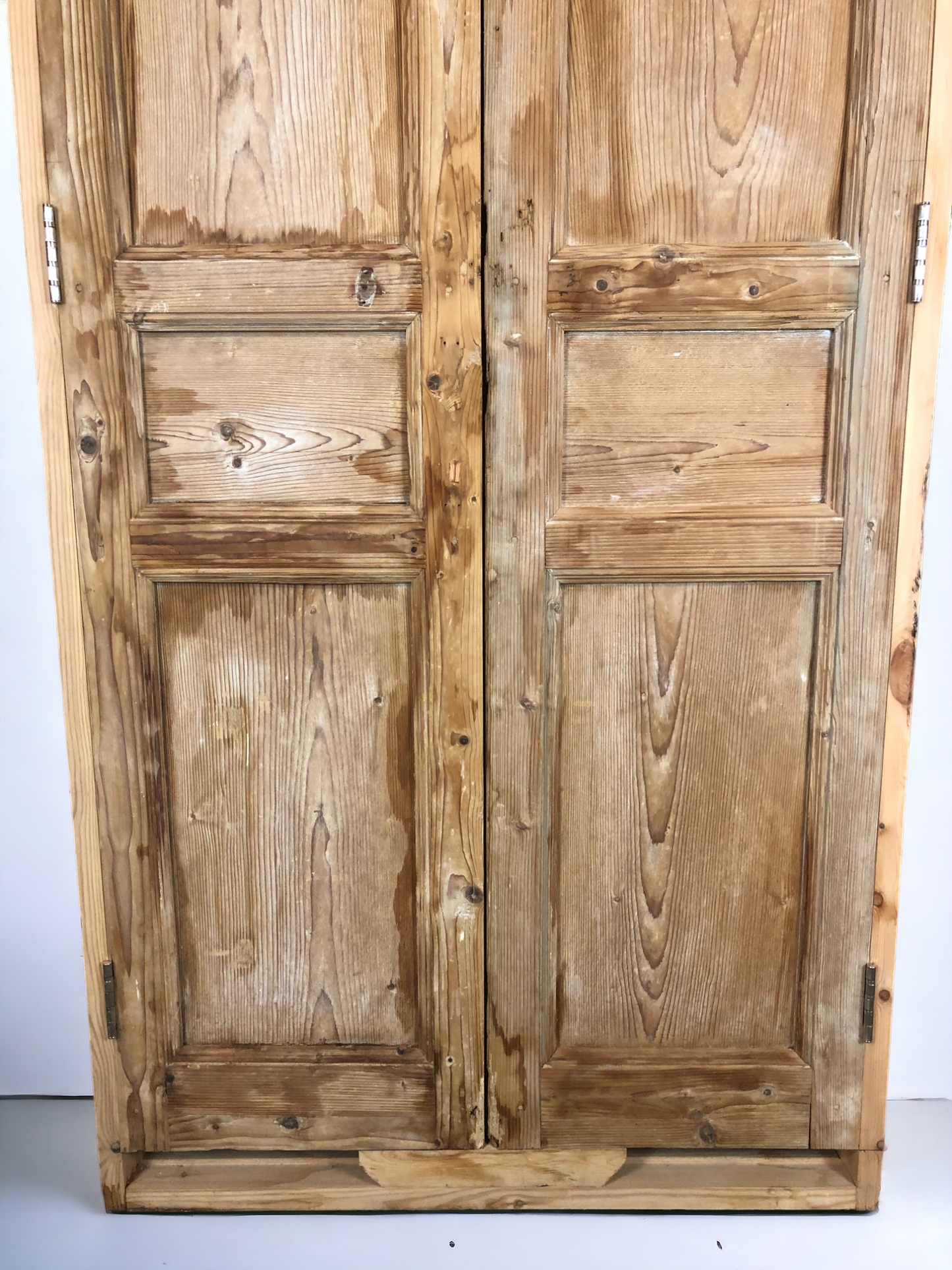 Antique Encased French Double Doors (38x87.5) European Panel Doors With Jamb S22