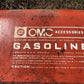 6 Gallon OMC Gasoline Gas Fuel Tank, Vintage Outboard Boat Motor Gas Can A17,