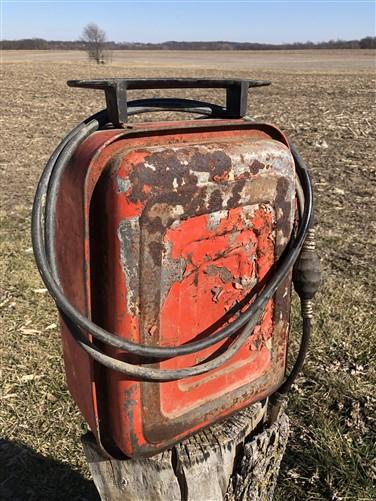 6 Gallon Chrysler Tote Tank, Gasoline Gas Can, Outboard Boat Motor Vintage C,