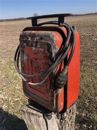 6 Gallon Chrysler Tote Tank, Gasoline Gas Can, Outboard Boat Motor Vintage C,