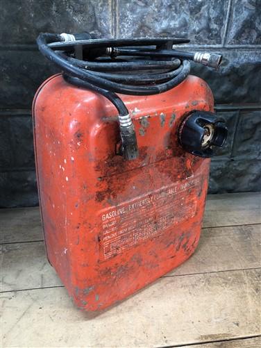 6 Gallon Chrysler Tote Tank, Gasoline Gas Can, Outboard Boat Motor Vintage E,