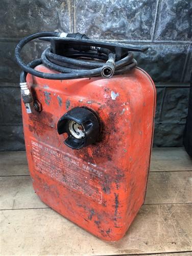 6 Gallon Chrysler Tote Tank, Gasoline Gas Can, Outboard Boat Motor Vintage E,