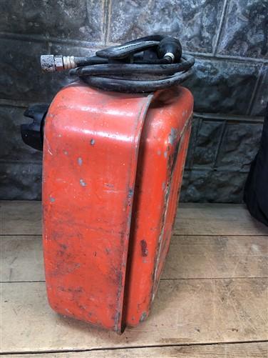 6 Gallon Chrysler Tote Tank, Gasoline Gas Can, Outboard Boat Motor Vintage E,