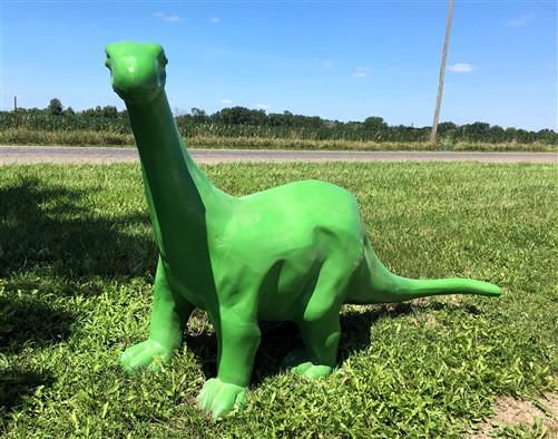 Sinclair Dinosaur, Gas Station Pump Sign, Cast Aluminum Statue Advertising, R