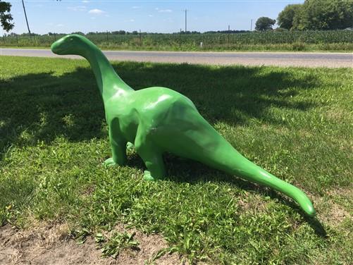 Sinclair Dinosaur, Gas Station Pump Sign, Cast Aluminum Statue Advertising, R