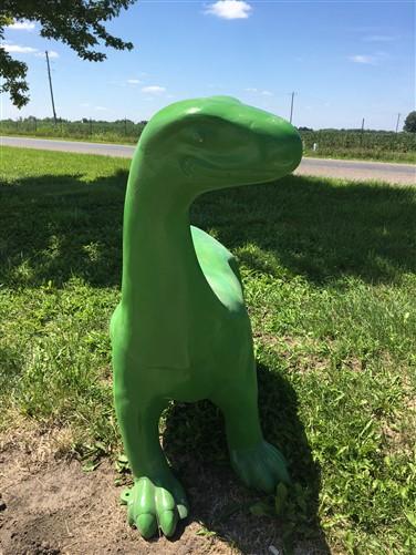 Sinclair Dinosaur, Gas Station Pump Sign, Cast Aluminum Statue Advertising, R