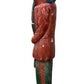 Tall Cigar Store Indian Folk Art, Tobacco Store American Indian Chief Statue, I