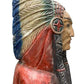 Tall Cigar Store Indian Folk Art, Tobacco Store American Indian Chief Statue, I