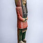 Tall Cigar Store Indian Folk Art, Tobacco Store American Indian Chief Statue, J