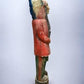 Tall Cigar Store Indian Folk Art, Tobacco Store American Indian Chief Statue, J