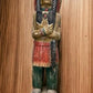 Tall Cigar Store Indian Folk Art, Tobacco Store American Indian Chief Statue, K