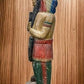 Tall Cigar Store Indian Folk Art, Tobacco Store American Indian Chief Statue, K