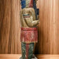 Tall Cigar Store Indian Folk Art, Tobacco Store American Indian Chief Statue, K