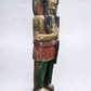 Tall Cigar Store Indian Folk Art, Tobacco Store American Indian Chief Statue, M