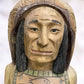 Tall Cigar Store Indian Folk Art, Tobacco Store American Indian Chief Statue, N