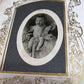 Black White Sepia Family Photo Album, Tintypes, Baby Communion Doll Teddy Bear,