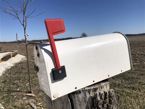 US Mailbox Vintage Country Mail Box, Postal Mailbox, Metal Cubbyhole A32,