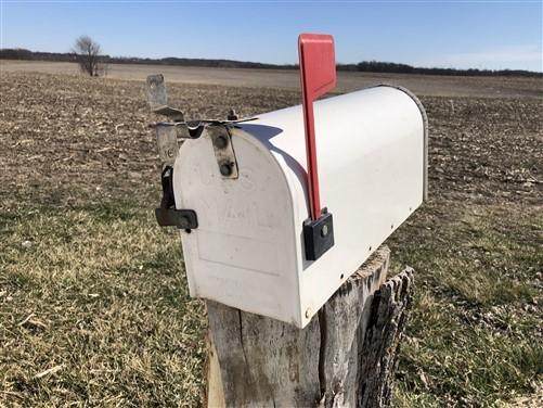 US Mailbox Vintage Country Mail Box, Postal Mailbox, Metal Cubbyhole A32,