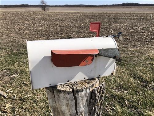 US Mailbox Vintage Country Mail Box, Postal Mailbox, Metal Cubbyhole A32,