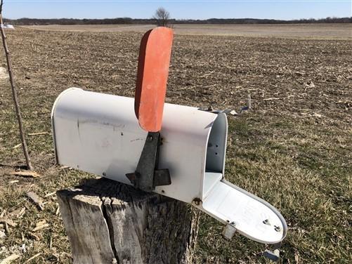 US Mailbox Vintage Country Mail Box, Postal Mailbox, Metal Cubbyhole A32,