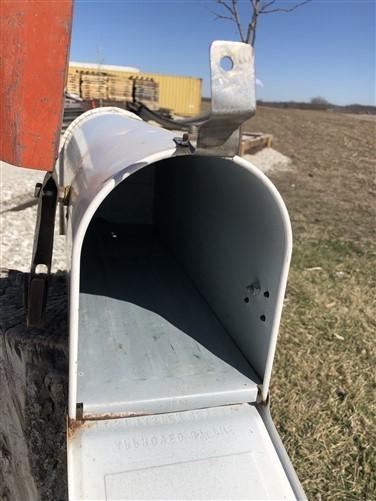 US Mailbox Vintage Country Mail Box, Postal Mailbox, Metal Cubbyhole A32,