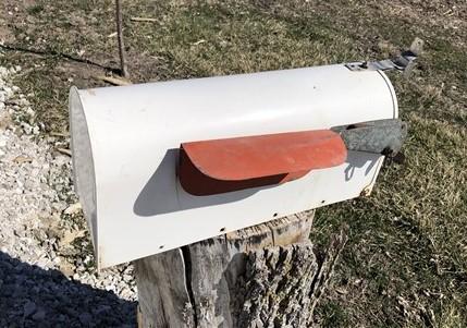 US Mailbox Vintage Country Mail Box, Postal Mailbox, Metal Cubbyhole A32,