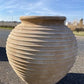 Ribbed Olive Jar, Greek Pottery, Outdoor Planter, Terracotta, Greek Olive Jar, C