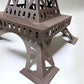 Pair Eiffel Tower Seats, Paris France, Metal Patio Furniture, Square Top