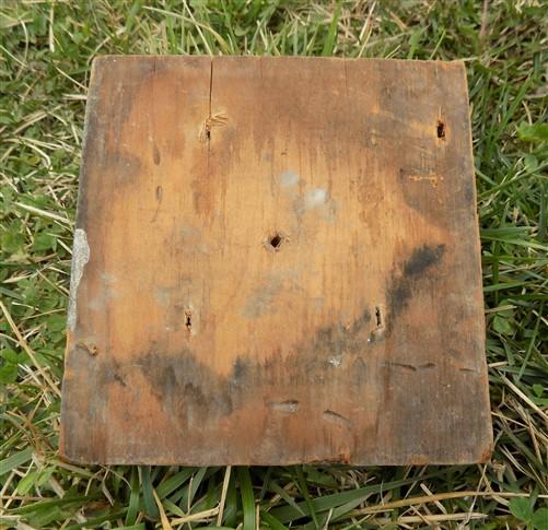 4 Plinth Blocks, Antique Bullseye Rosettes, Architectural Salvage, Wood Trim B19