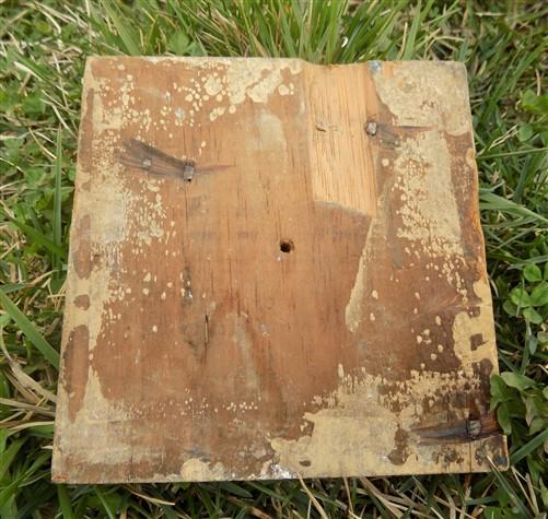 4 Plinth Blocks, Antique Bullseye Rosettes, Architectural Salvage, Wood Trim B19