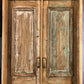 Antique Encased French Double Doors (42x84.5) European Panel Doors With Jamb S30