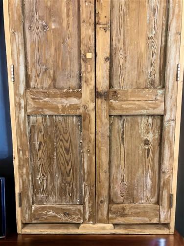 Antique Encased French Double Doors (42x84.5) European Panel Doors With Jamb S30