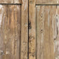 Antique Encased French Double Doors (42x84.5) European Panel Doors With Jamb S30