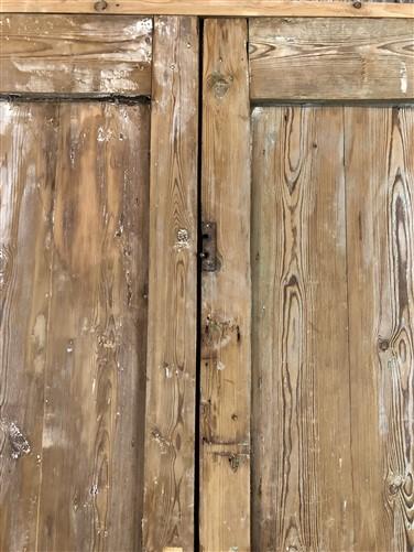 Antique Encased French Double Doors (42x84.5) European Panel Doors With Jamb S30