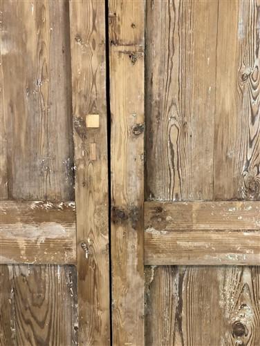 Antique Encased French Double Doors (42x84.5) European Panel Doors With Jamb S30