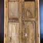 Antique Encased French Double Doors (37x89.5) European Panel Doors With Jamb S31