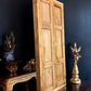 Antique Encased French Double Doors (37x89.5) European Panel Doors With Jamb S31