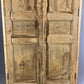 Antique Encased French Double Door (41.5x91.5) European Panel Door With Jamb S32