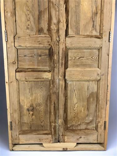 Antique Encased French Double Door (41.5x91.5) European Panel Door With Jamb S32