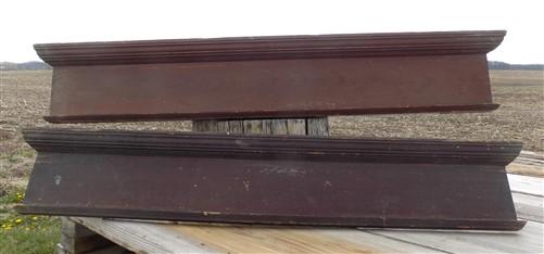 Pair Crown Molding Headers, Trim Door Window Pediment Architectural Salvage B21,