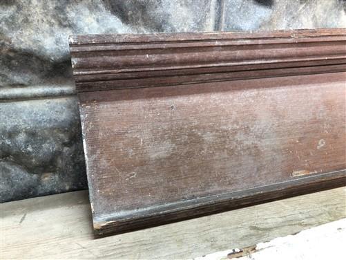 Pair Crown Molding Headers, Trim Door Window Pediment Architectural Salvage B26,