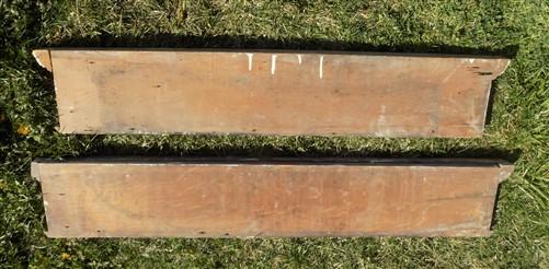 Pair Crown Molding Headers, Trim Door Window Pediment Architectural Salvage B28,