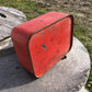 Small Gasoline Gas Fuel Tank Metal Can Outboard Boat Motor Johnson Vintage V,