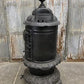 Round Oak Wood Burning Stove, Vintage Cast Iron Parlor Stove, Dowagiac, MI, A